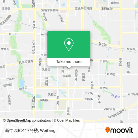 新怡园B区17号楼 map