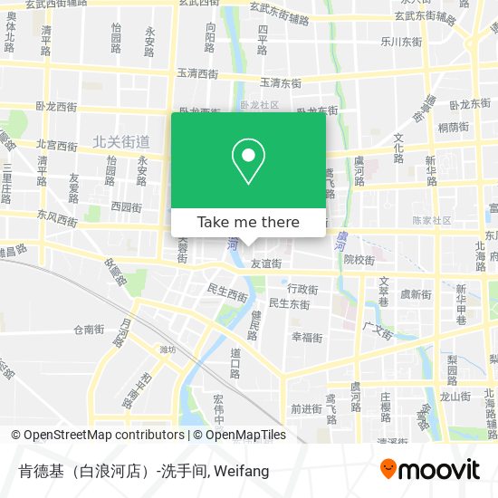肯德基（白浪河店）-洗手间 map
