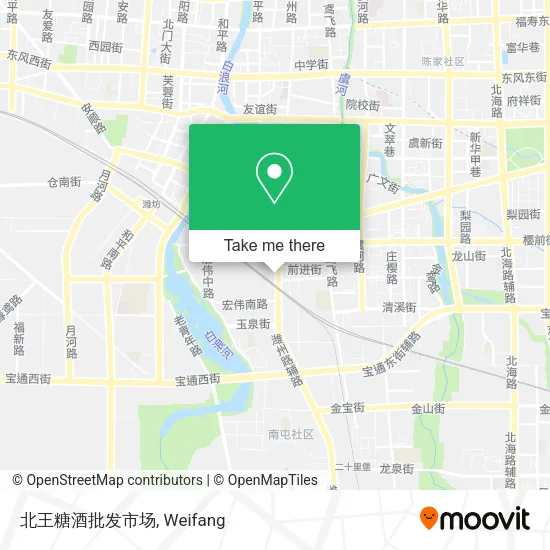 北王糖酒批发市场 map