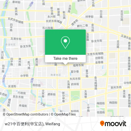 w21中百便利(华宝店) map