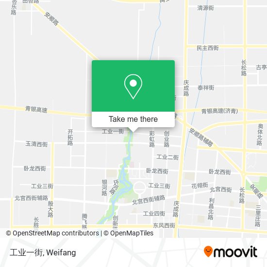 工业一街 map