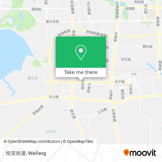 恒安街道 map