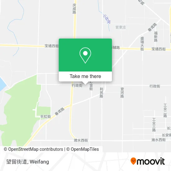 望留街道 map