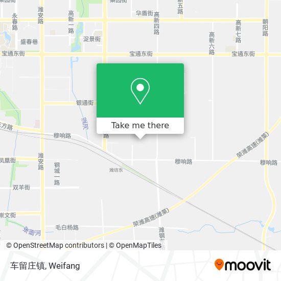 车留庄镇 map