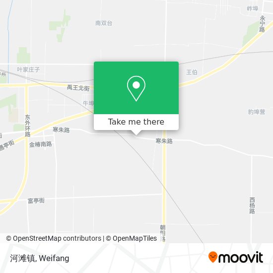河滩镇 map