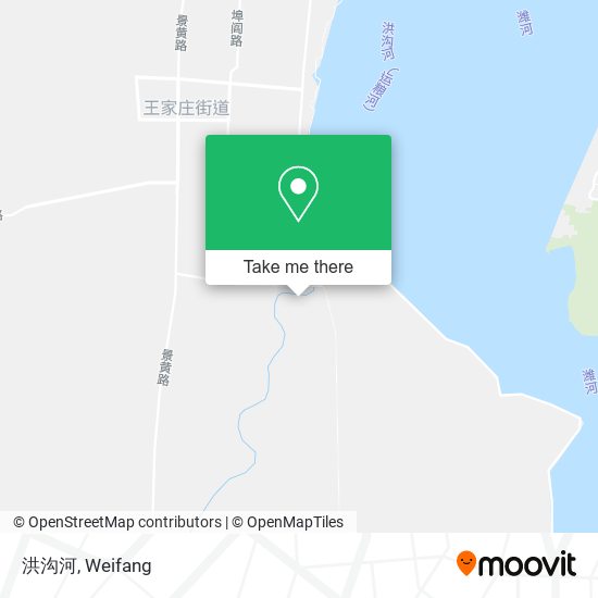 洪沟河 map