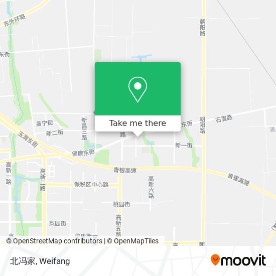 北冯家 map
