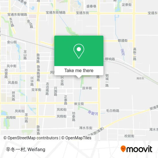 辛冬一村 map
