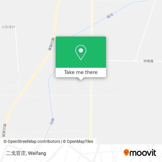 二戈官庄 map