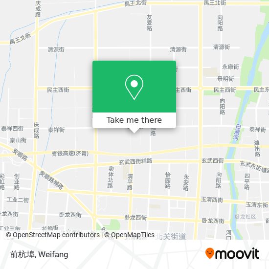 前杭埠 map