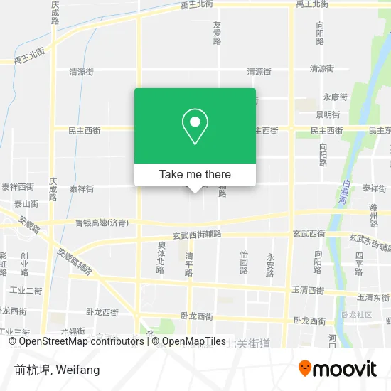 前杭埠 map