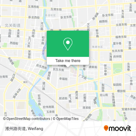 潍州路街道 map