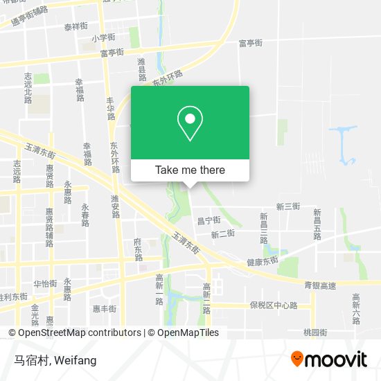 马宿村 map