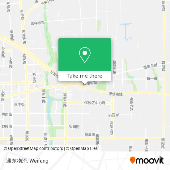 潍东物流 map