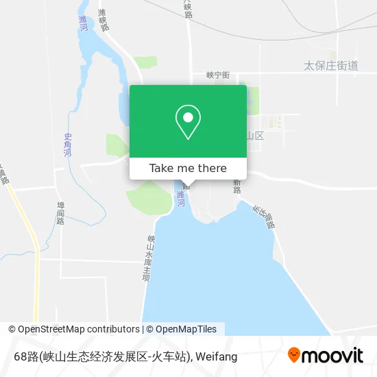 68路(峡山生态经济发展区-火车站) map