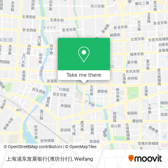 上海浦东发展银行(潍坊分行) map