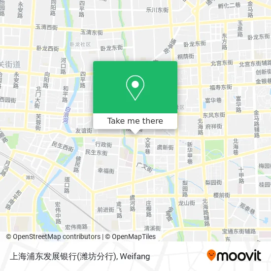 上海浦东发展银行(潍坊分行) map