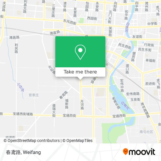 春鸢路 map