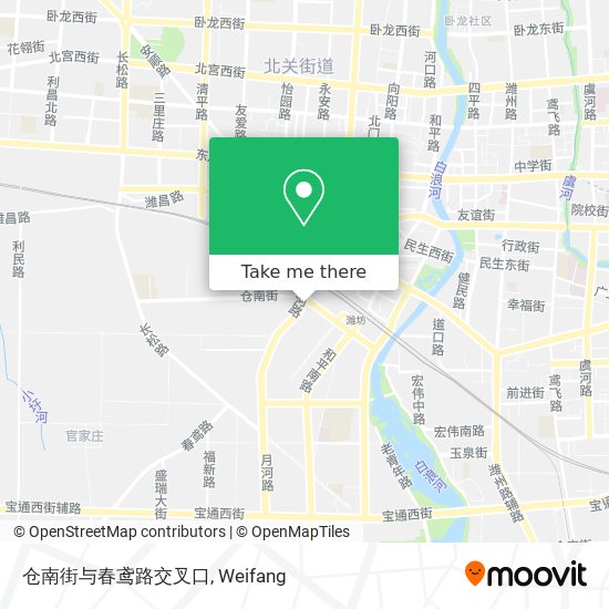 仓南街与春鸢路交叉口 map