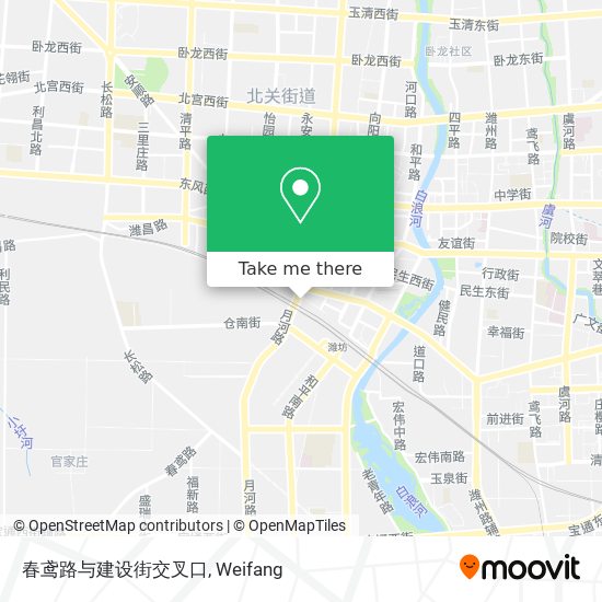 春鸢路与建设街交叉口 map