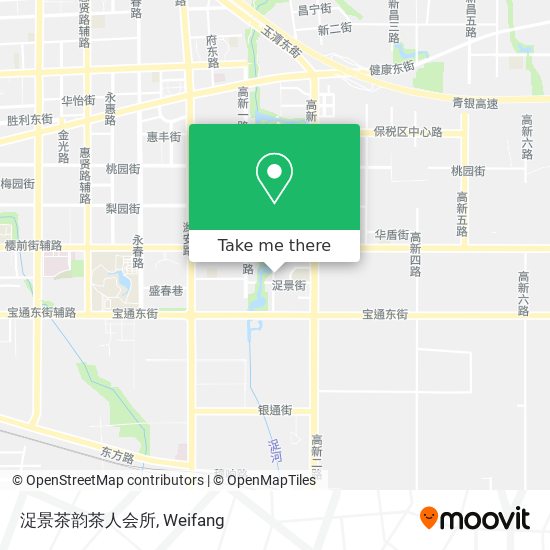 浞景茶韵茶人会所 map