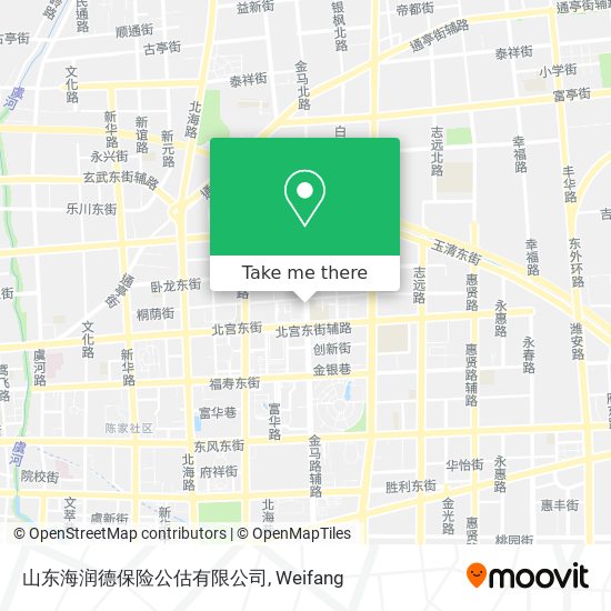 山东海润德保险公估有限公司 map