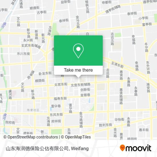 山东海润德保险公估有限公司 map