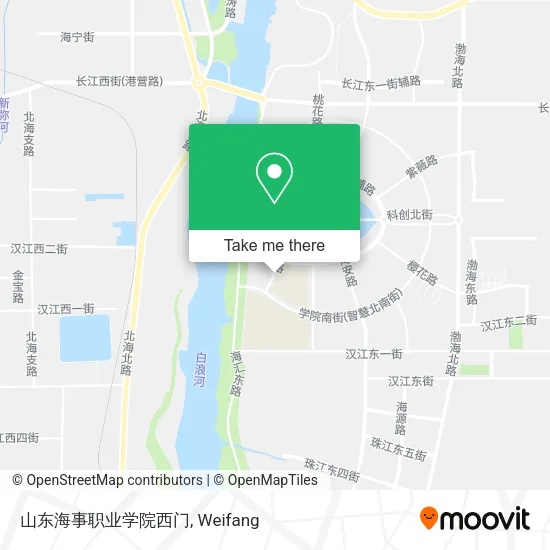 山东海事职业学院西门 map