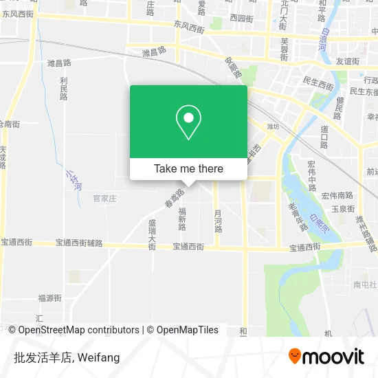 批发活羊店 map