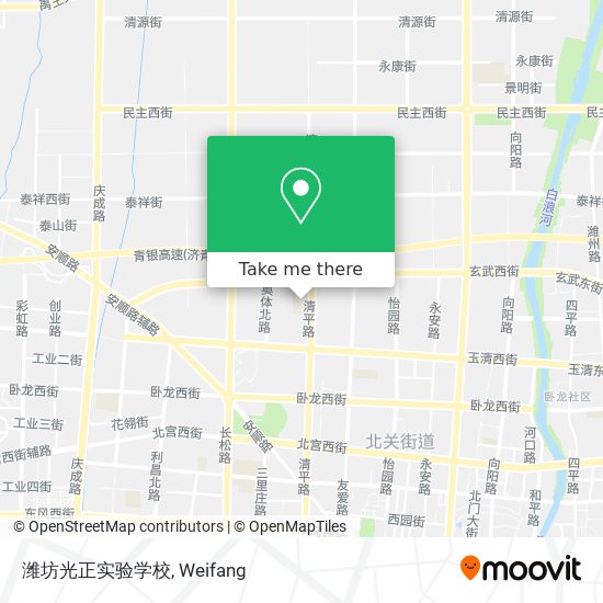 潍坊光正实验学校 map