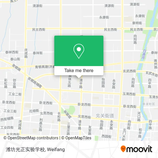 潍坊光正实验学校 map