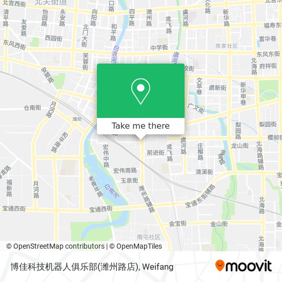 博佳科技机器人俱乐部(潍州路店) map