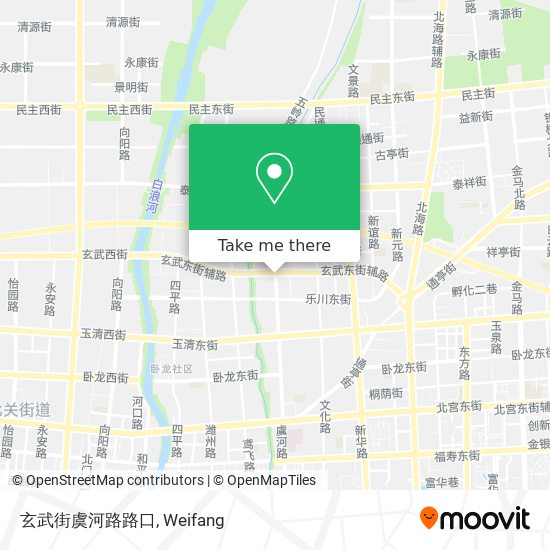 玄武街虞河路路口 map