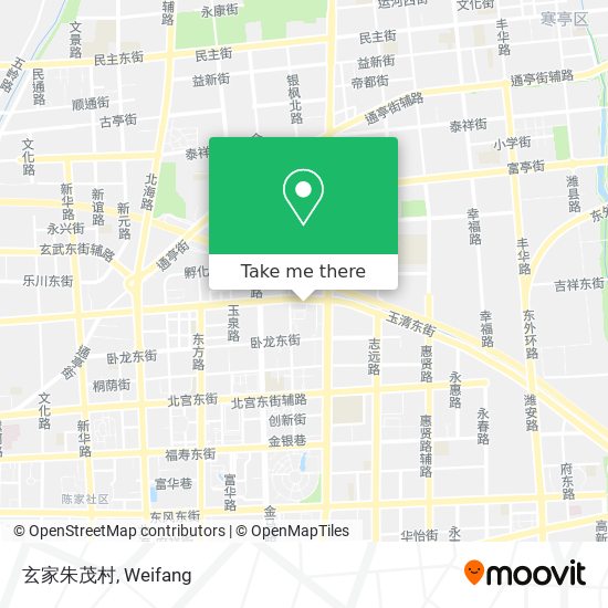 玄家朱茂村 map