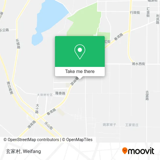 玄家村 map