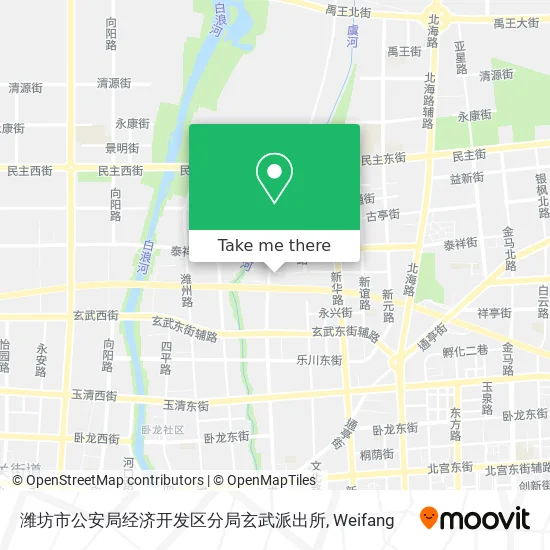 潍坊市公安局经济开发区分局玄武派出所 map