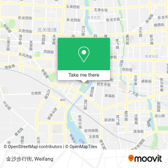 金沙步行街 map