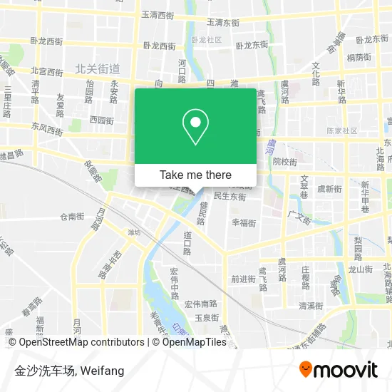 金沙洗车场 map