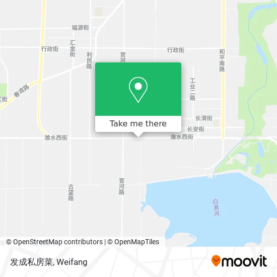 发成私房菜 map