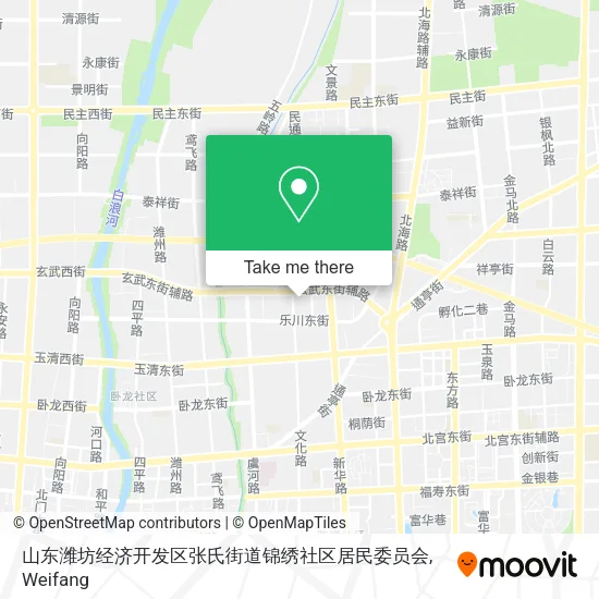 山东潍坊经济开发区张氏街道锦绣社区居民委员会 map