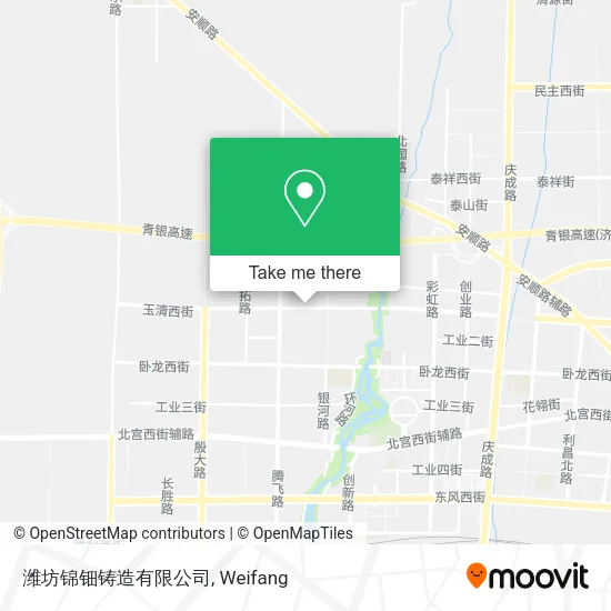 潍坊锦钿铸造有限公司 map