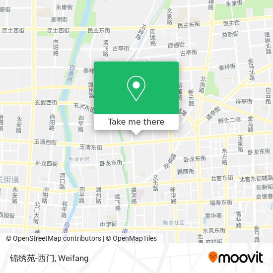 锦绣苑-西门 map