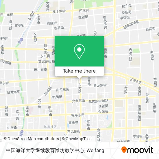 中国海洋大学继续教育潍坊教学中心 map