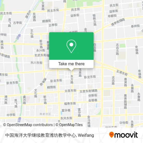 中国海洋大学继续教育潍坊教学中心 map