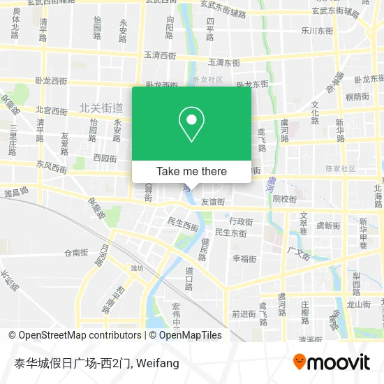 泰华城假日广场-西2门 map