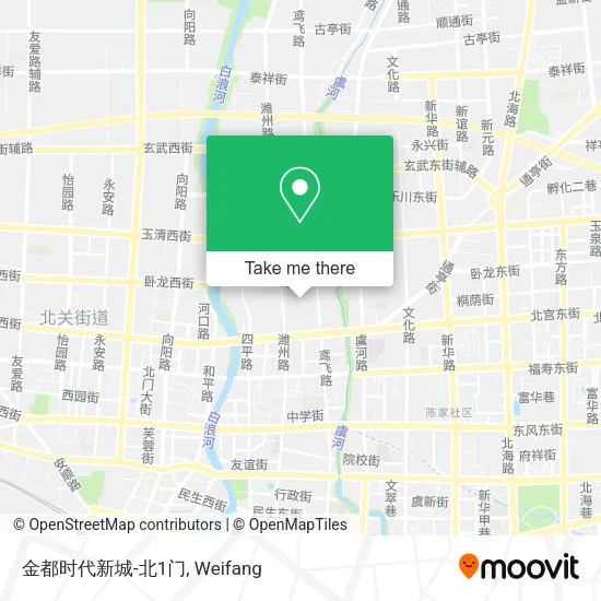 金都时代新城-北1门 map