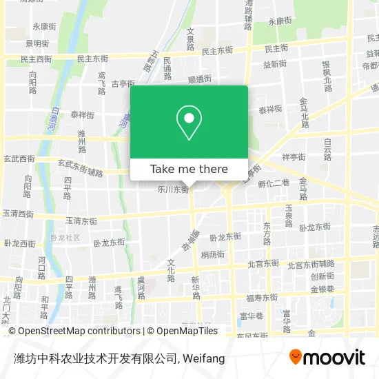潍坊中科农业技术开发有限公司 map