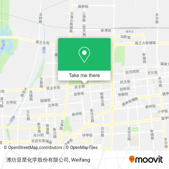 潍坊亚星化学股份有限公司 map