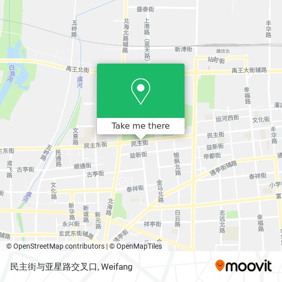 民主街与亚星路交叉口 map