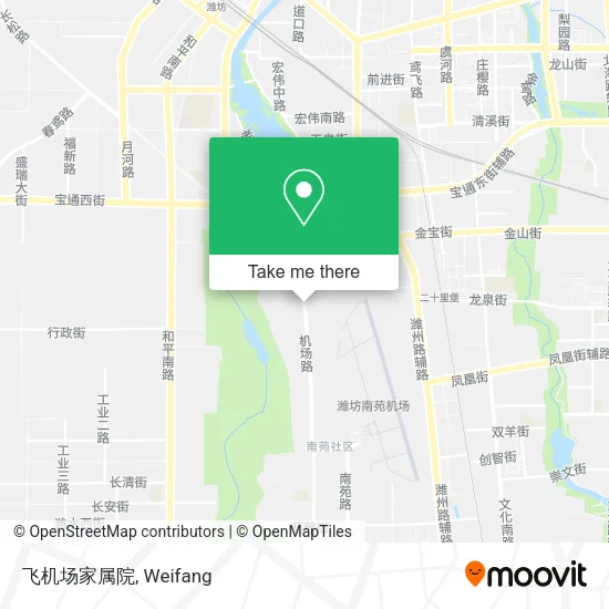飞机场家属院 map